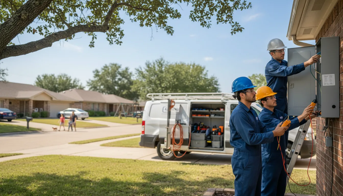 Certified electrician providing emergency electrical services in Mahaska, KS
